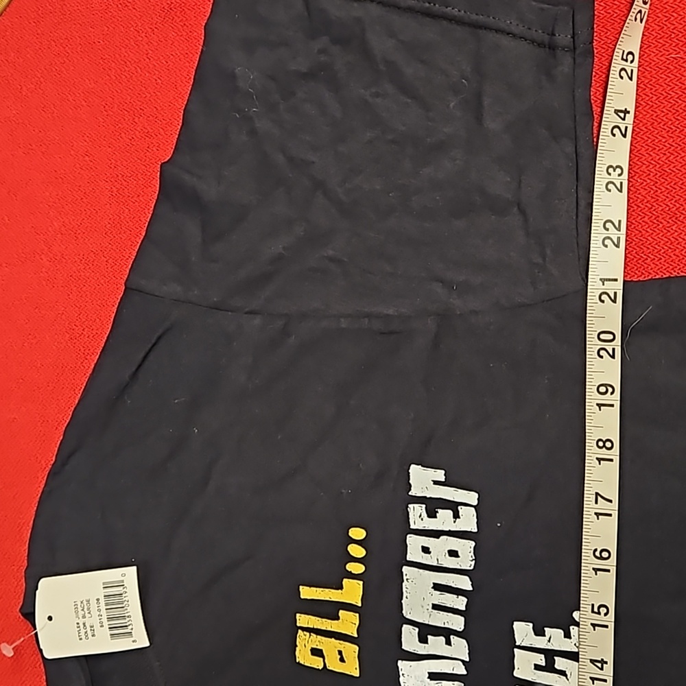 'I do know it all, I just can't remember it all at once.' black graphic tee Lg - Picture 3 of 5